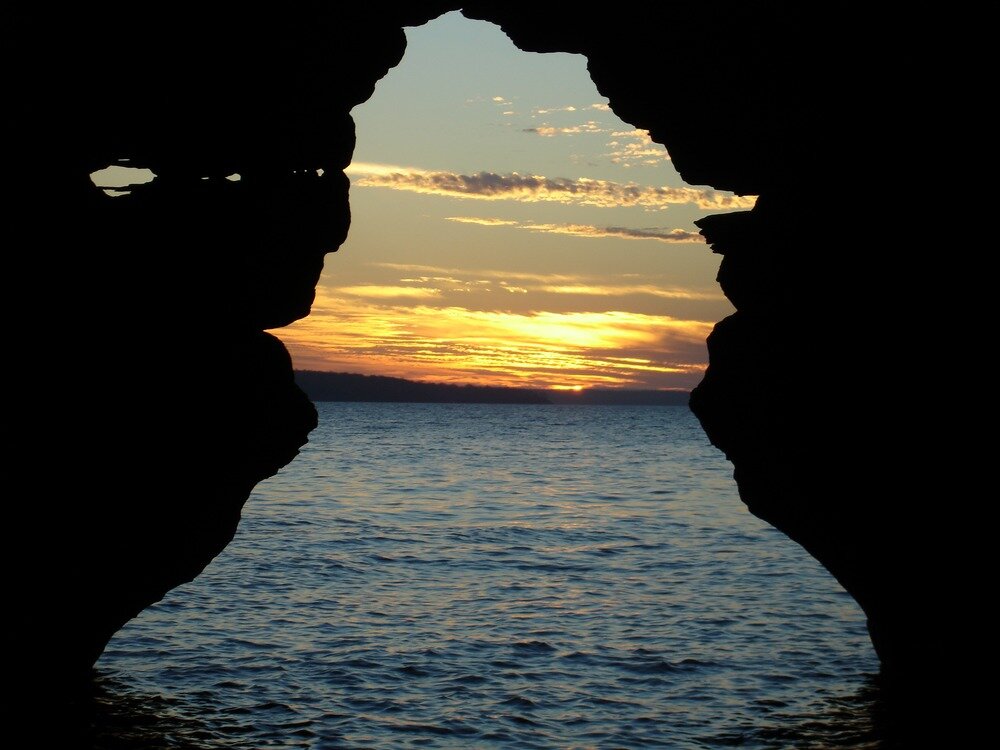 sea-cave-sunset