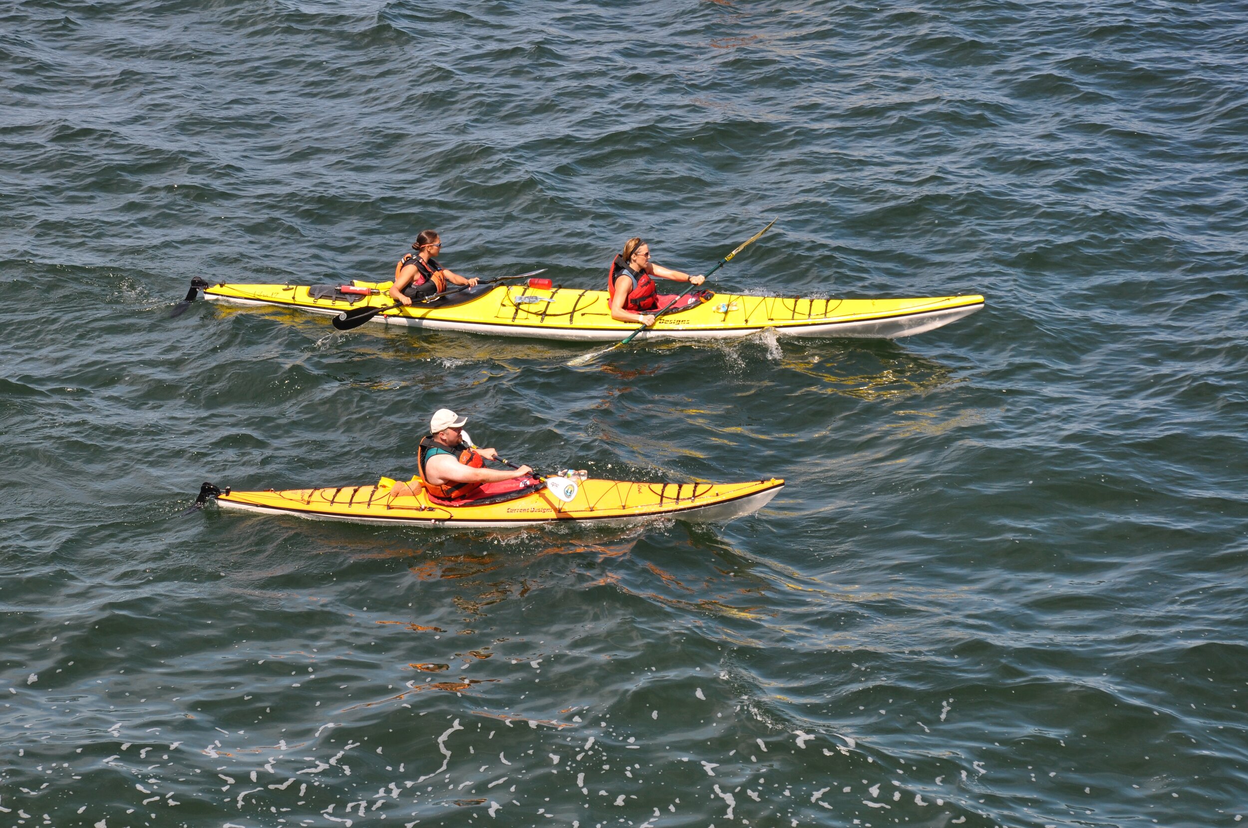 sea kayaks